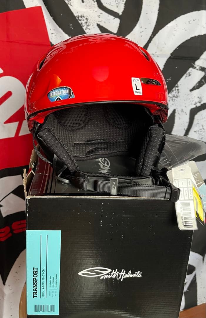 Smith スミス　Transport ヘルメット L レッド