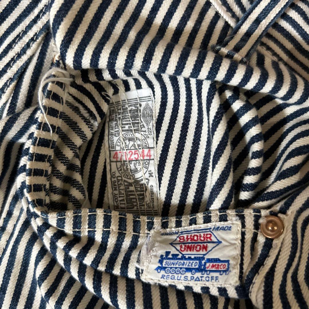 8hour union ペインターパンツ　マッコイ　ヒッコリー