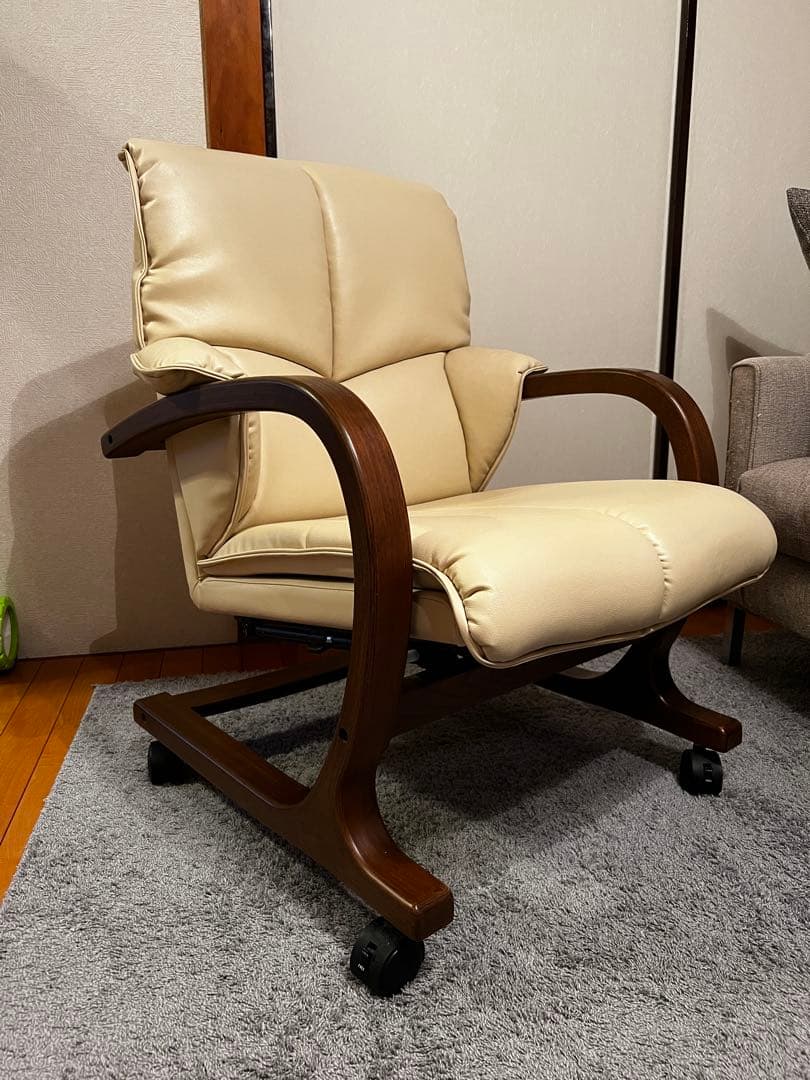 FUJI FURNITURE ダイニングチェア キャスター付き