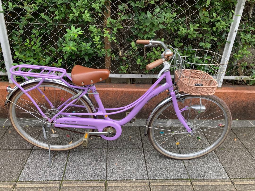 あさひ ASAHI フェリーク ジュニア 自転車24インチ パープル