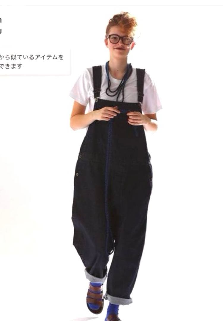 j.s.luxe 11OZデニム バルーンオーバーオール