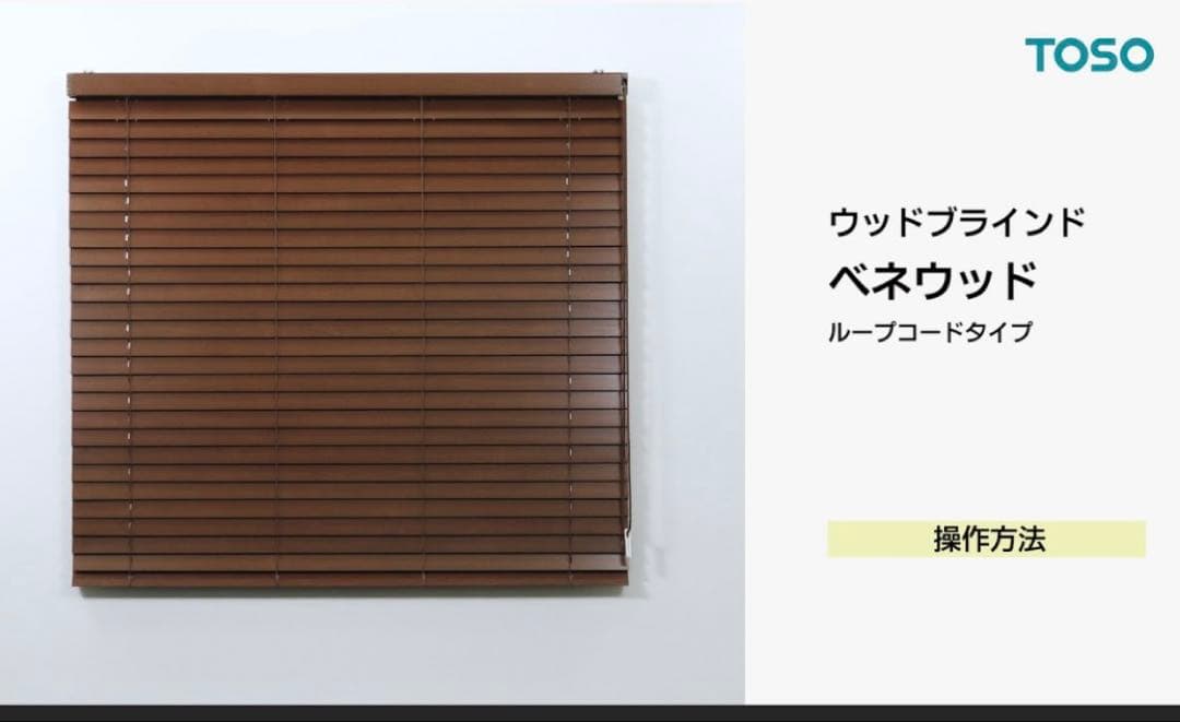ウッドブラインド /TOSOベネウッド50 /2個セット