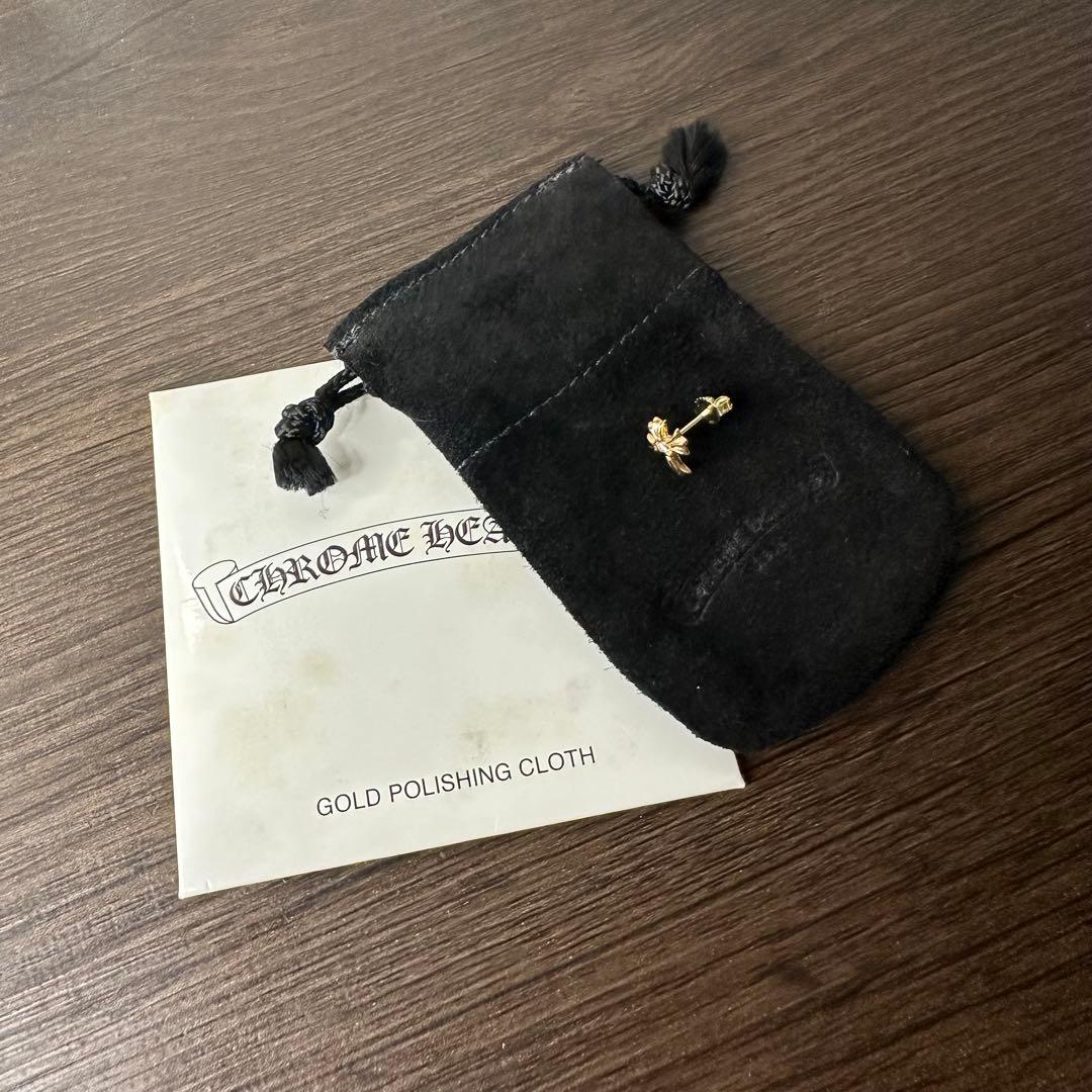 ■ Chrome Hearts 22k スタッド CHプラス ピアス ■ 1D