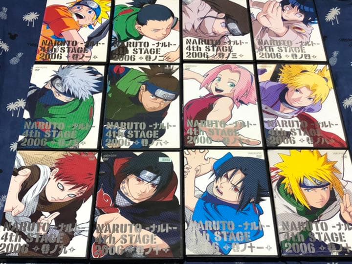 アニメ　NARUTO フォースシーズン　DVD全12巻セット