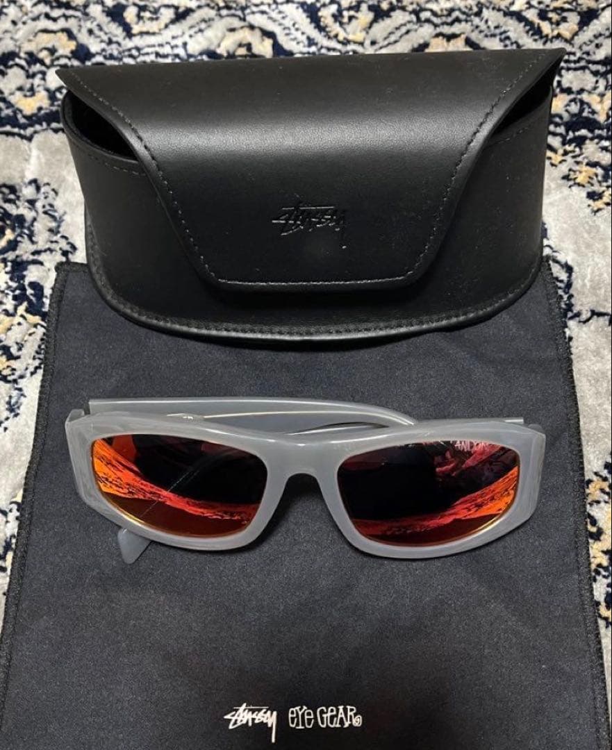 Stussy Eye Gear サングラス グレー/オレンジ