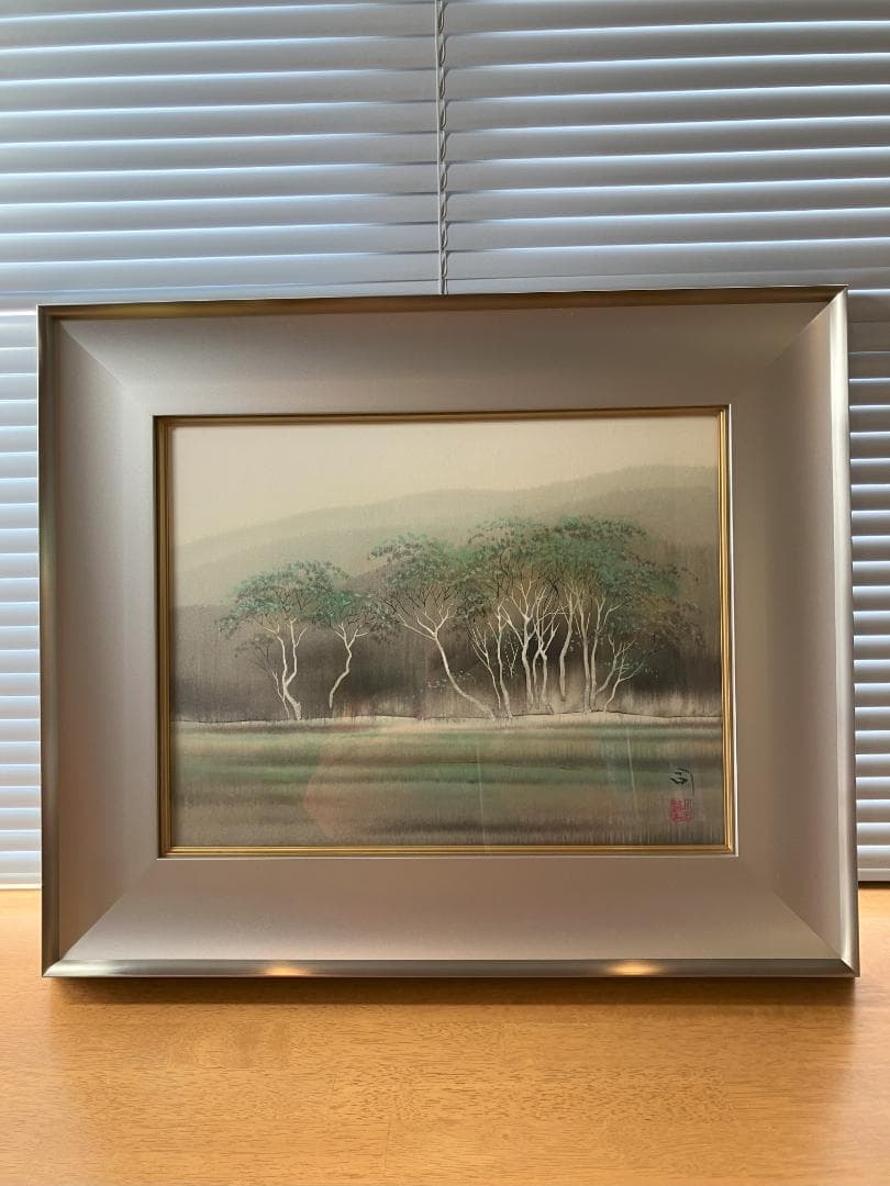 日本画　小林司　尾瀬