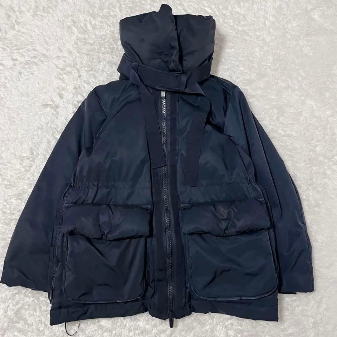 ユニクロ　+J　ジルサンダー　ハイブリッドダウン　ネイビー　UNIQLO M