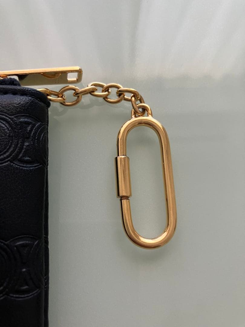 【正規品】値下げ　CELINE ブラックレザー ケース