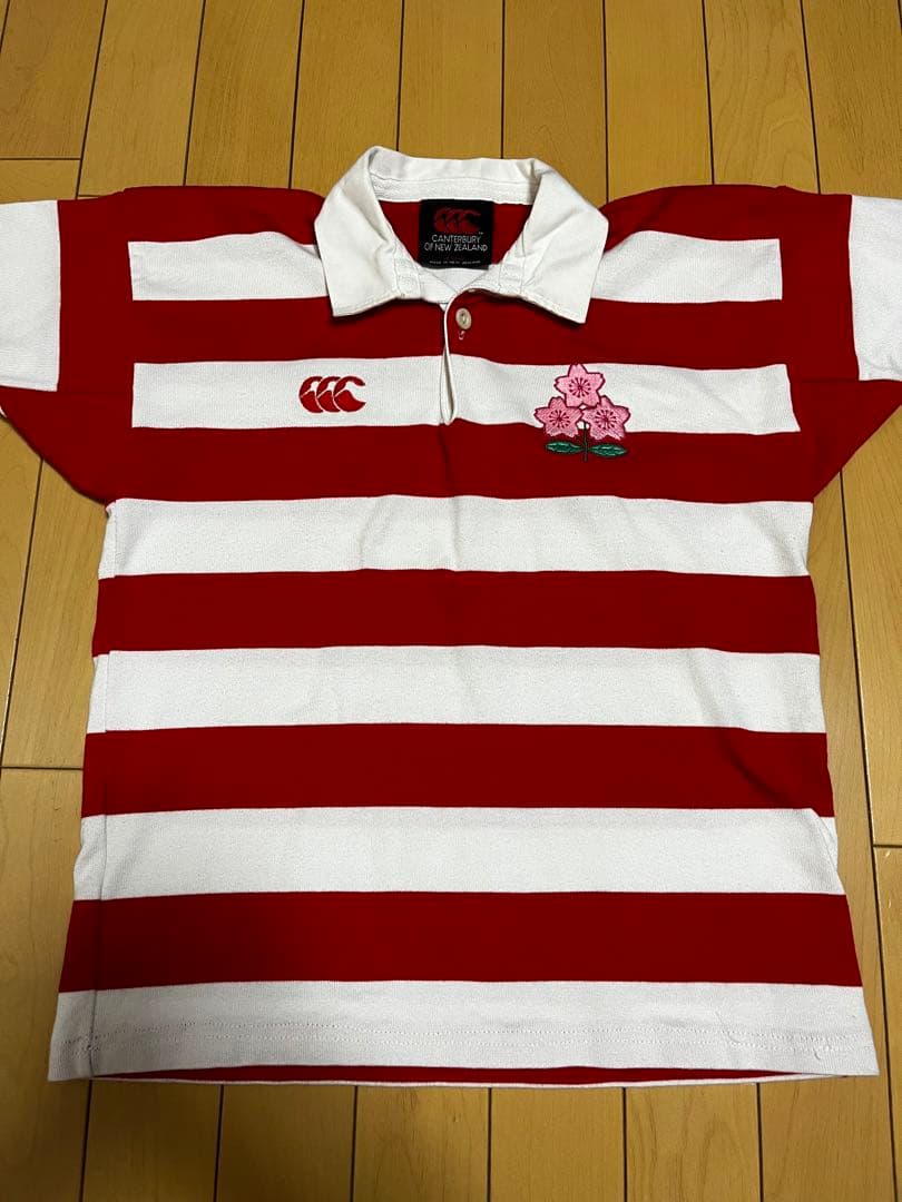 90年代ラグビー日本代表ユニフォーム女性キッズ古着カンタベリー　ヴィンテージ