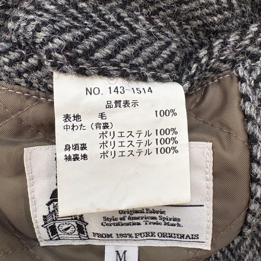 【美品】ハリスツイード×FreaksStore チェスターコート ヘリンボーン