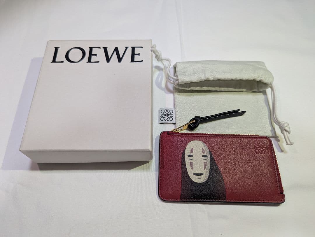 期間限定 LOEWE カードケース 千と千尋の神隠し カオナシ