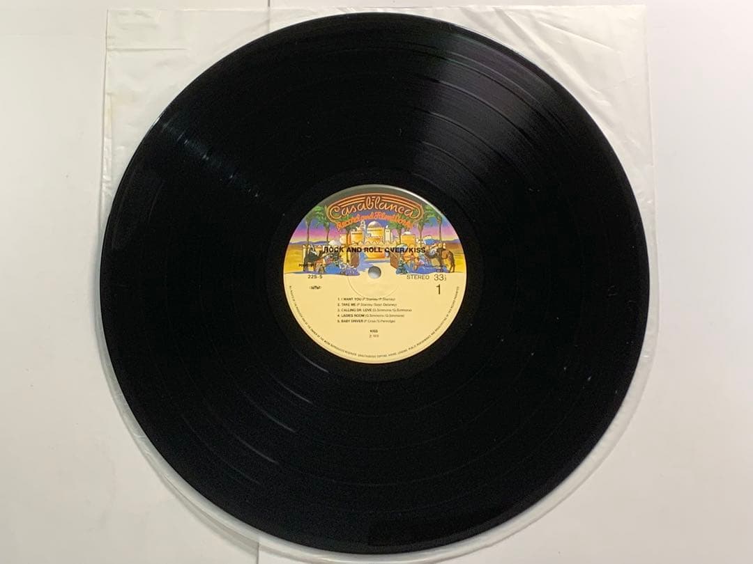 LP 2枚セット☆KISS キッス:地獄の軍団/地獄のロック・ファイアー 帯付♪