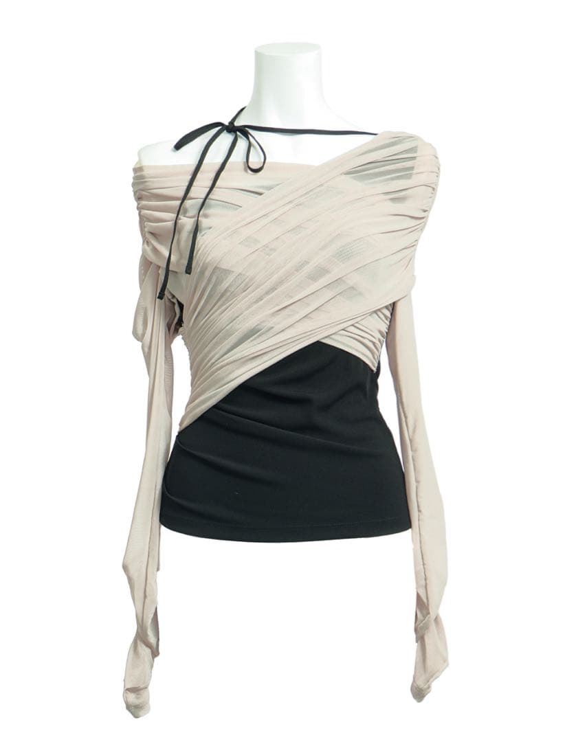 トップス Crayme, Hagoromo Tulle Tops