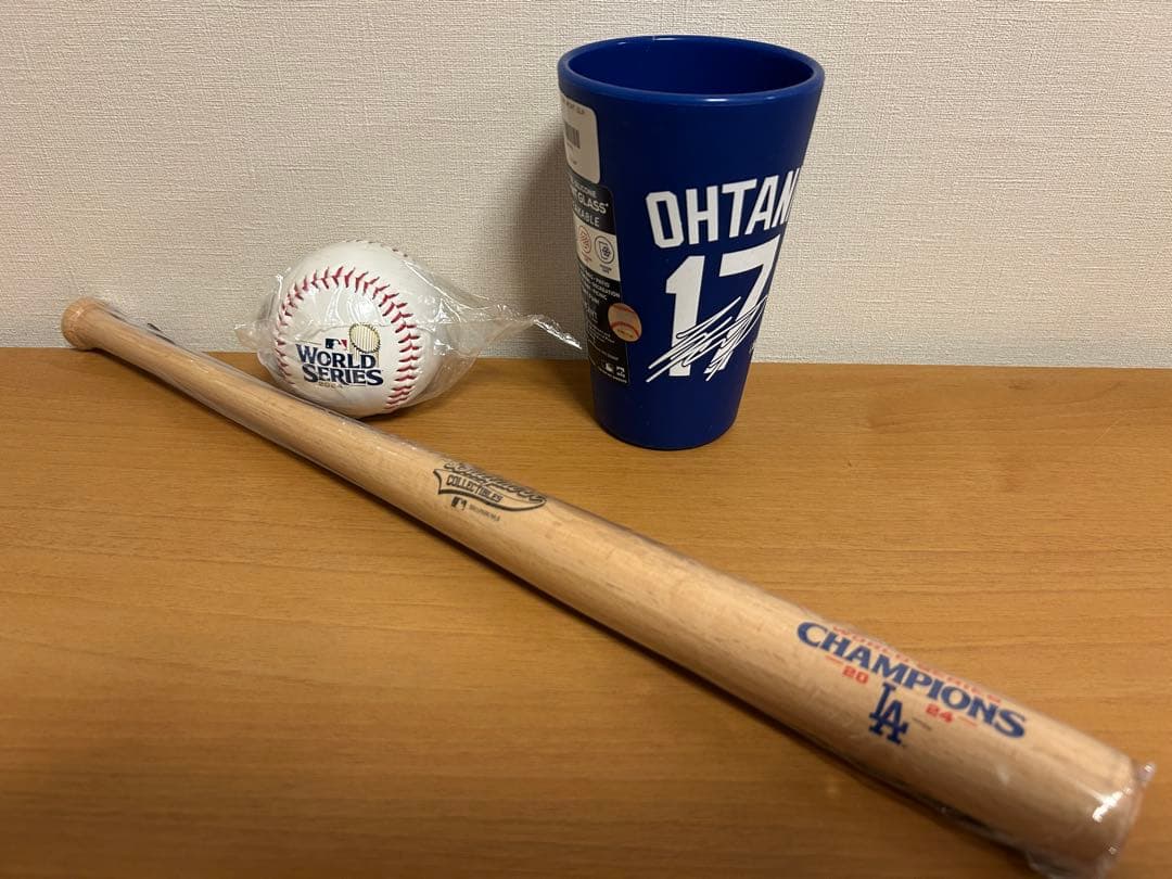 MLB公式 ロサンゼルスドジャース ミニバット&ボール&マグカップ 大谷翔平