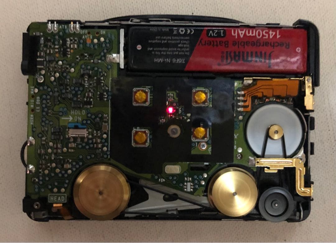 良音オススメ品WM-EX511 ブラックSONYカセットウォークマン可動品D