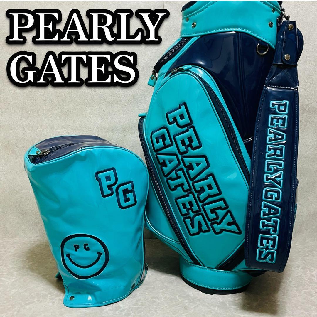 PEARLY GATES パーリーゲイツ キャディバッグ ゴルフバッグ エナメル