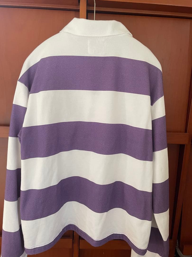 みーもflexwitme ポロシャツ 紫S DAB着用