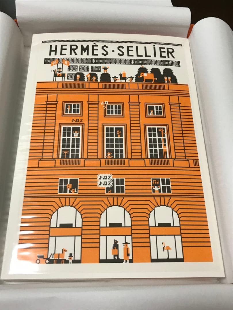 HERMÈS ノート　Faubourg blank notebook
