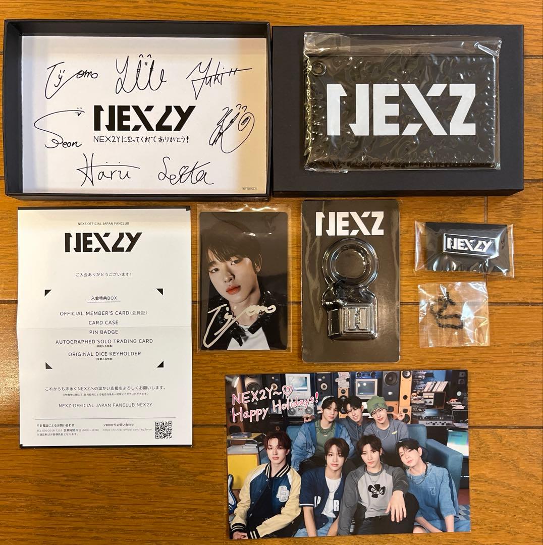 【新品未使用】NEXZ 早期入会特典　トモヤ　直筆サイン入り　フォトカード