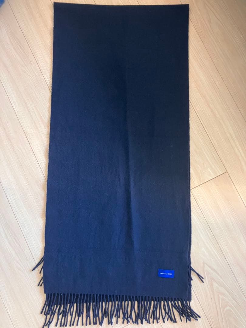 フランス製 COMME des GARÇONS SHIRT ネイビー 大判