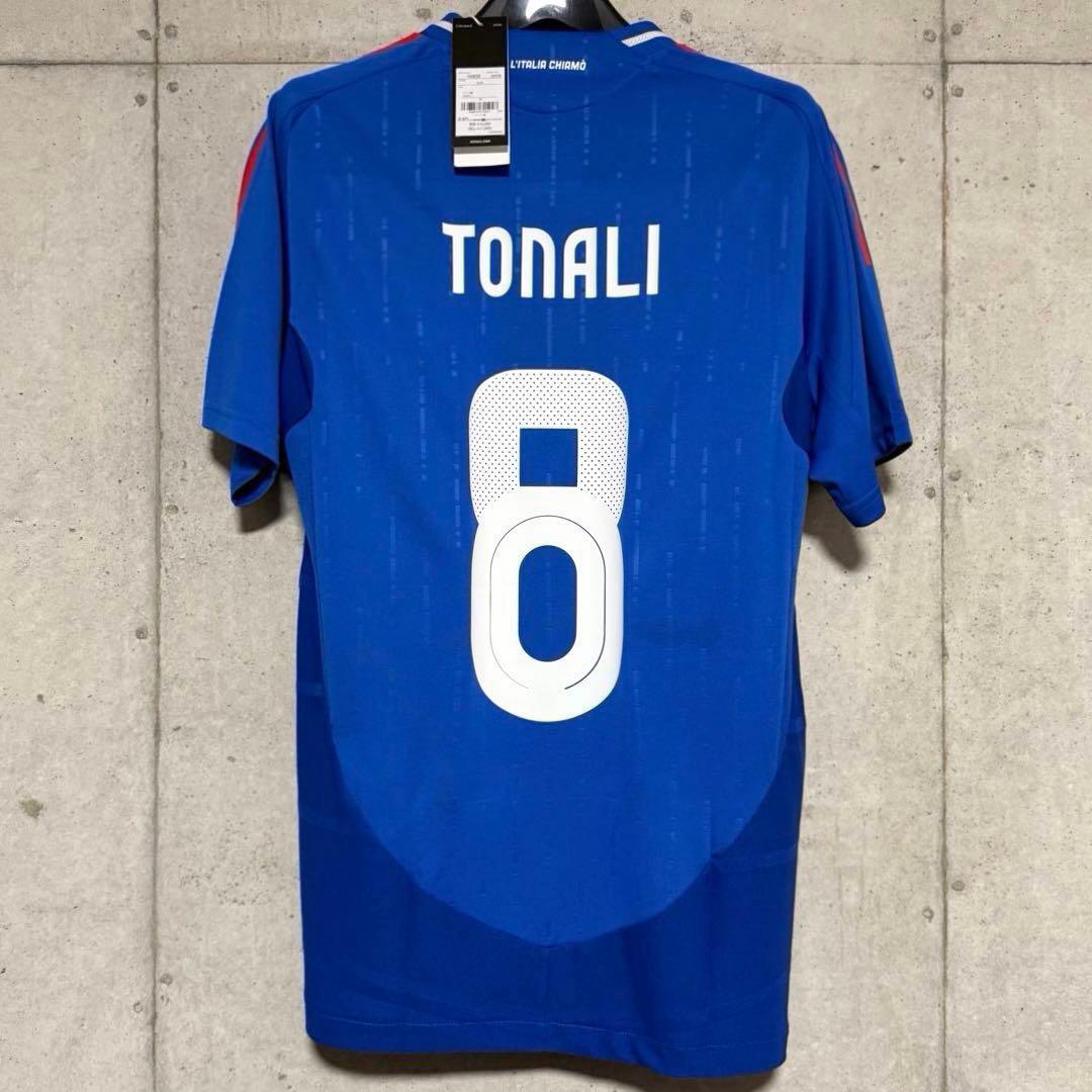 【新品/タグ付き】2024 イタリア代表 ♯8 トナーリ【XLサイズ】選手仕様