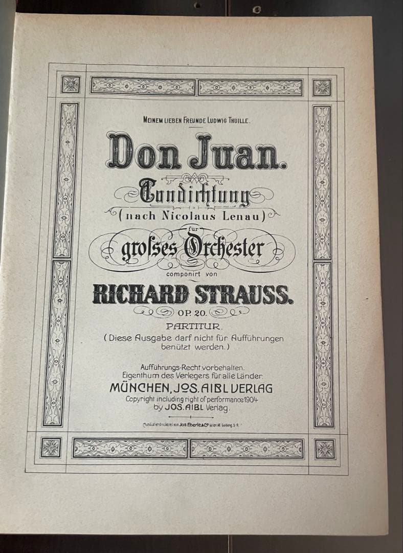 シュトラウス 交響詩集 ドン・ファンと死と浄化など〜ポケットスコア