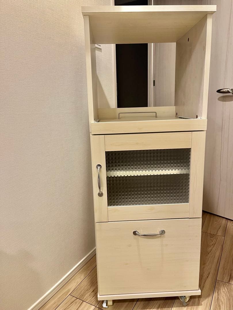 ニトリ　スリムキッチンラック　レンジ台