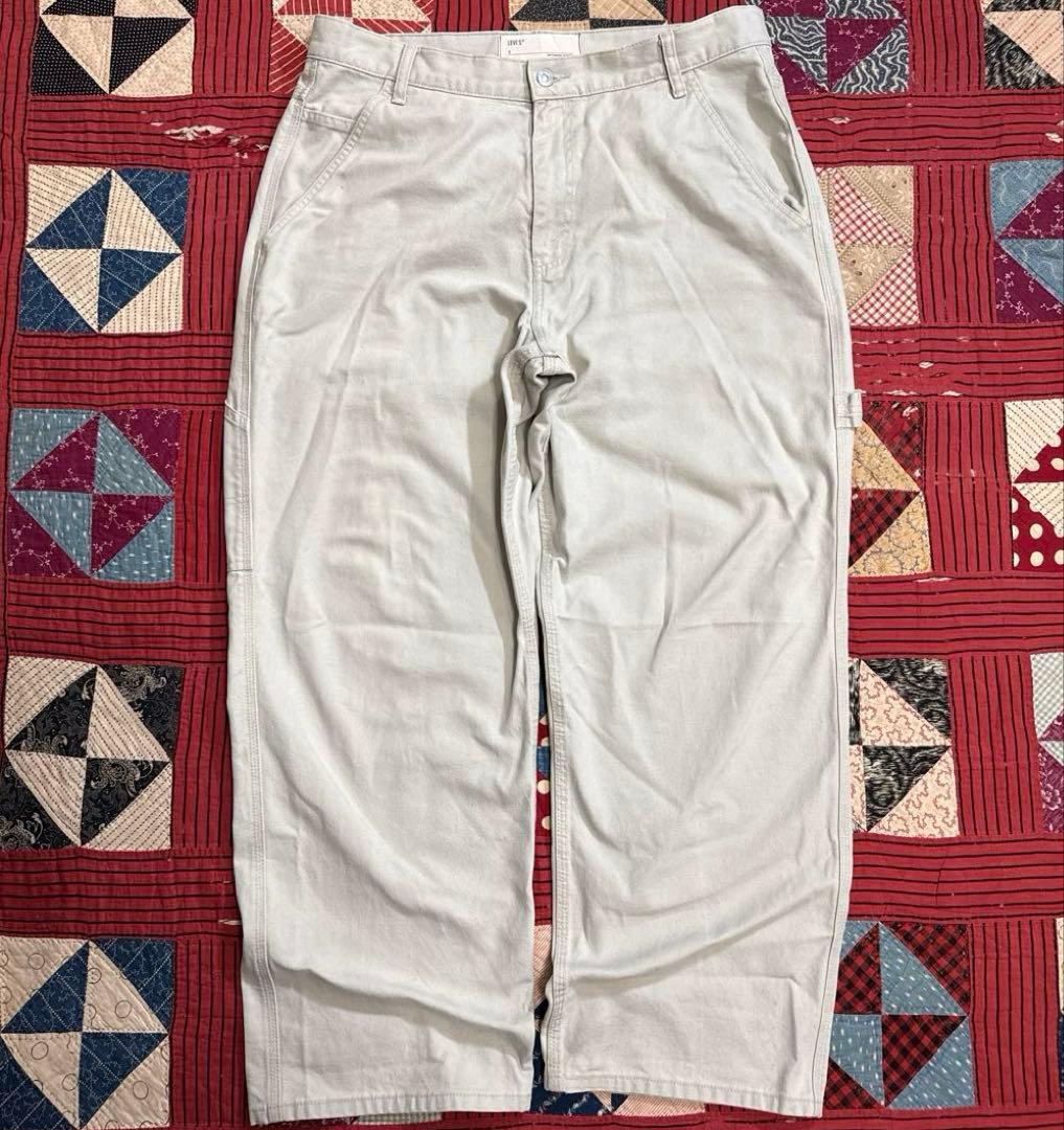 珍品 90s 00s Levi's ダック ペインターパンツ オフホワイト