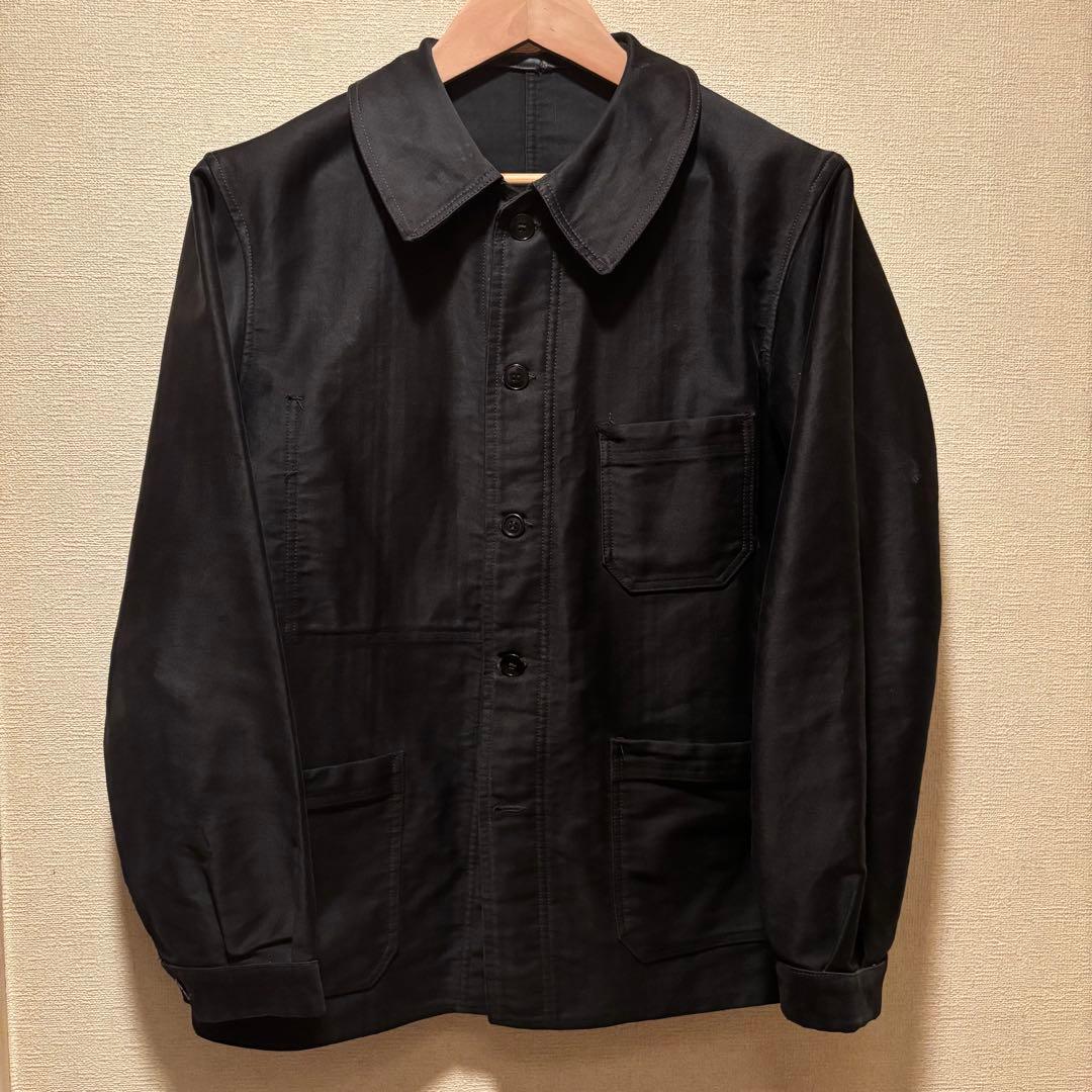 ジャケット・アウター 50s France black moleskin jacket