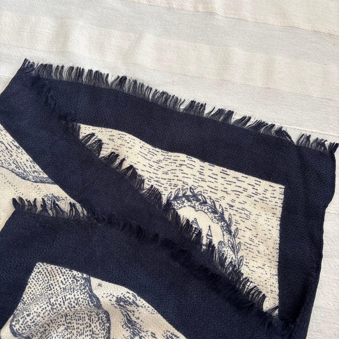 manipuri ウール&シルク　大判ストール　マニプリ　ハンブルク　古地図