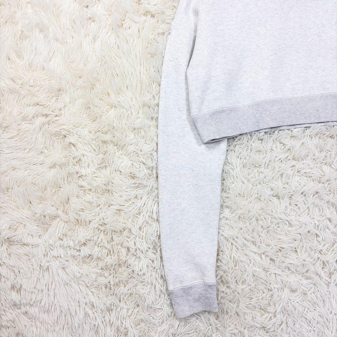 yo biotop cropped sweat shirt ホワイト