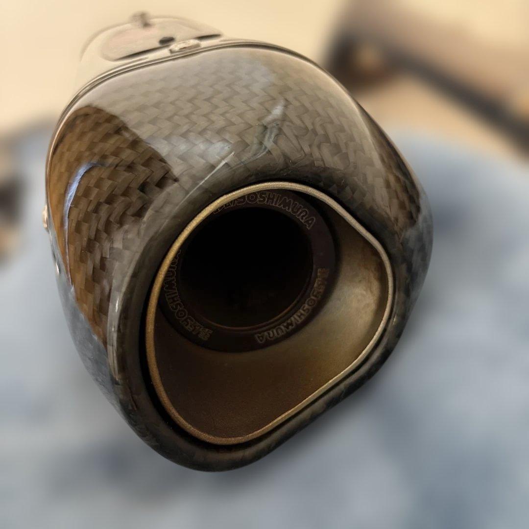 z125pro ヨシムラカーボンエンド チタンブルー　マフラー【12月限定】