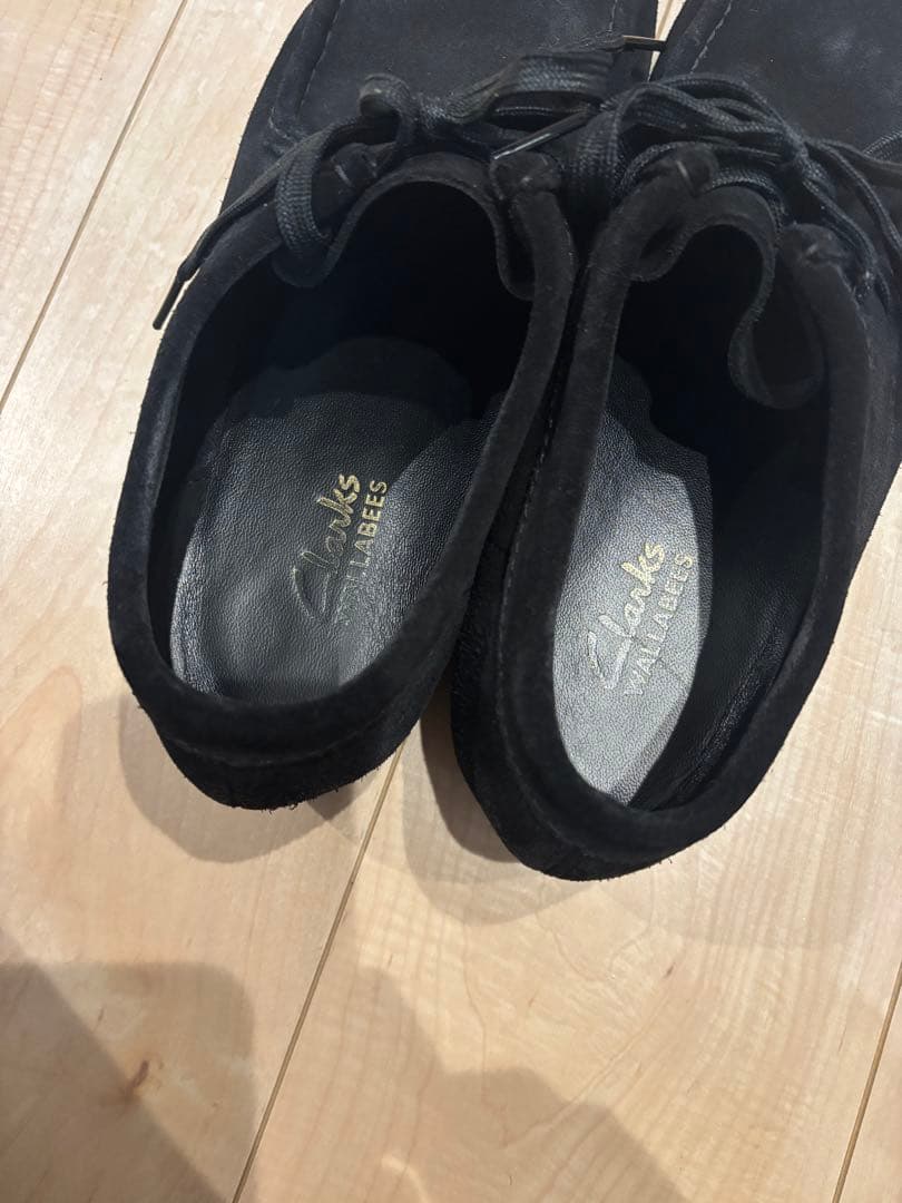 CLARKS ワラビー 27cm ブラック POPEYE min-nano