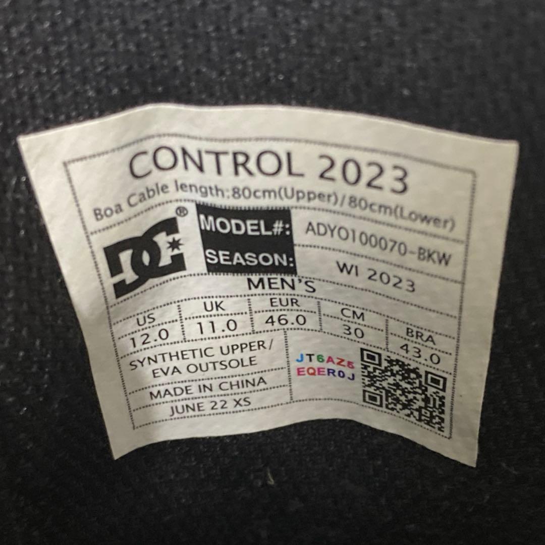 【美品_即日発送】DC ディーシー スノボCONTROL 2023 30cm