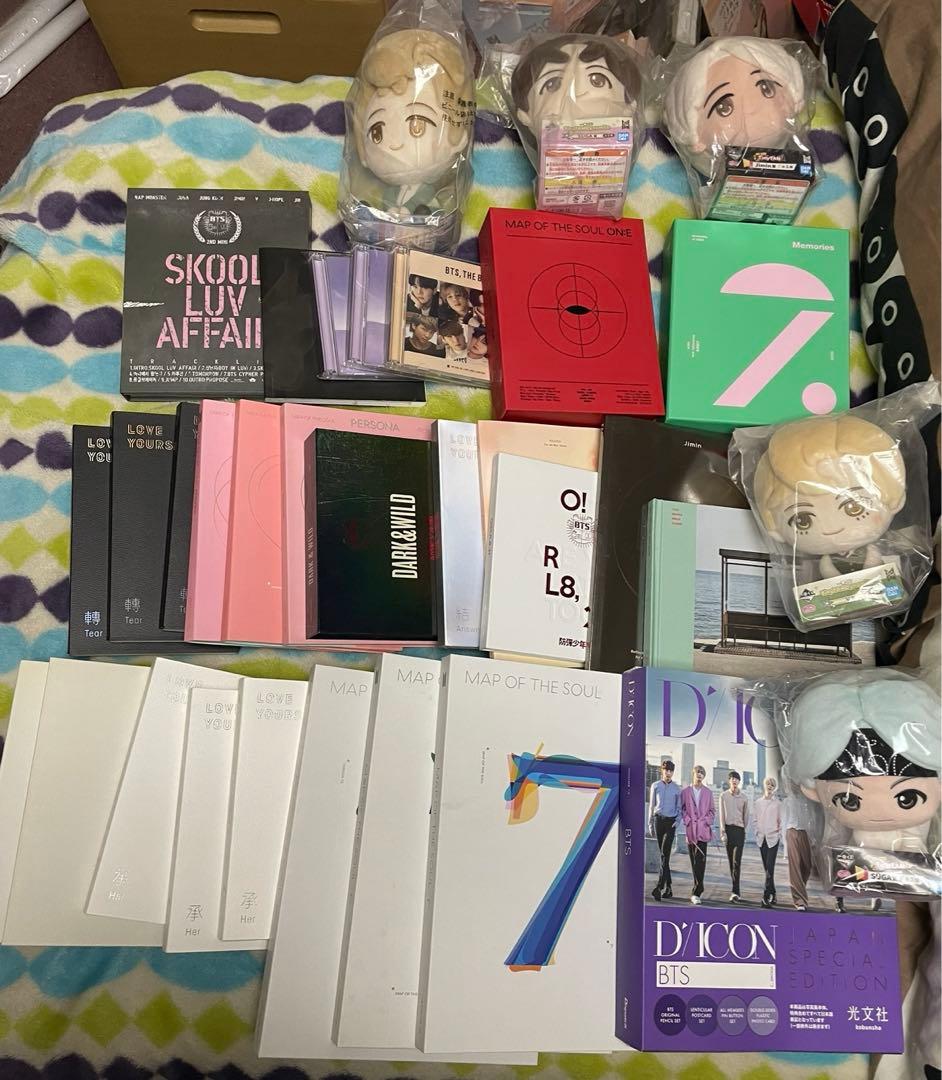 BTS グッズ セット　cd dvd トレカなし　うちわ ジミン　テテ