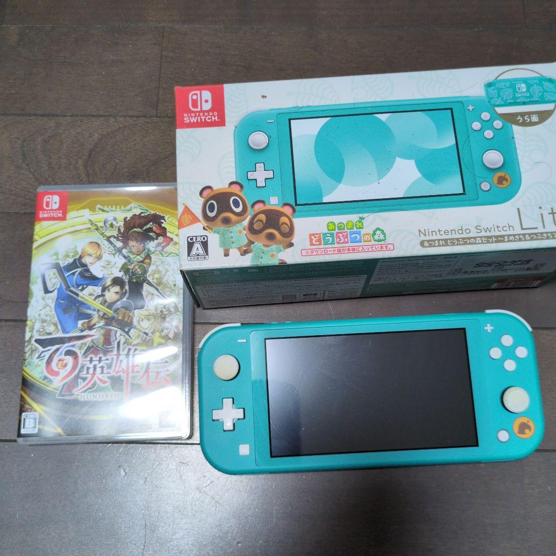 Nintendo Switch Lite まめきちアンドアロハ柄 百英雄伝付き