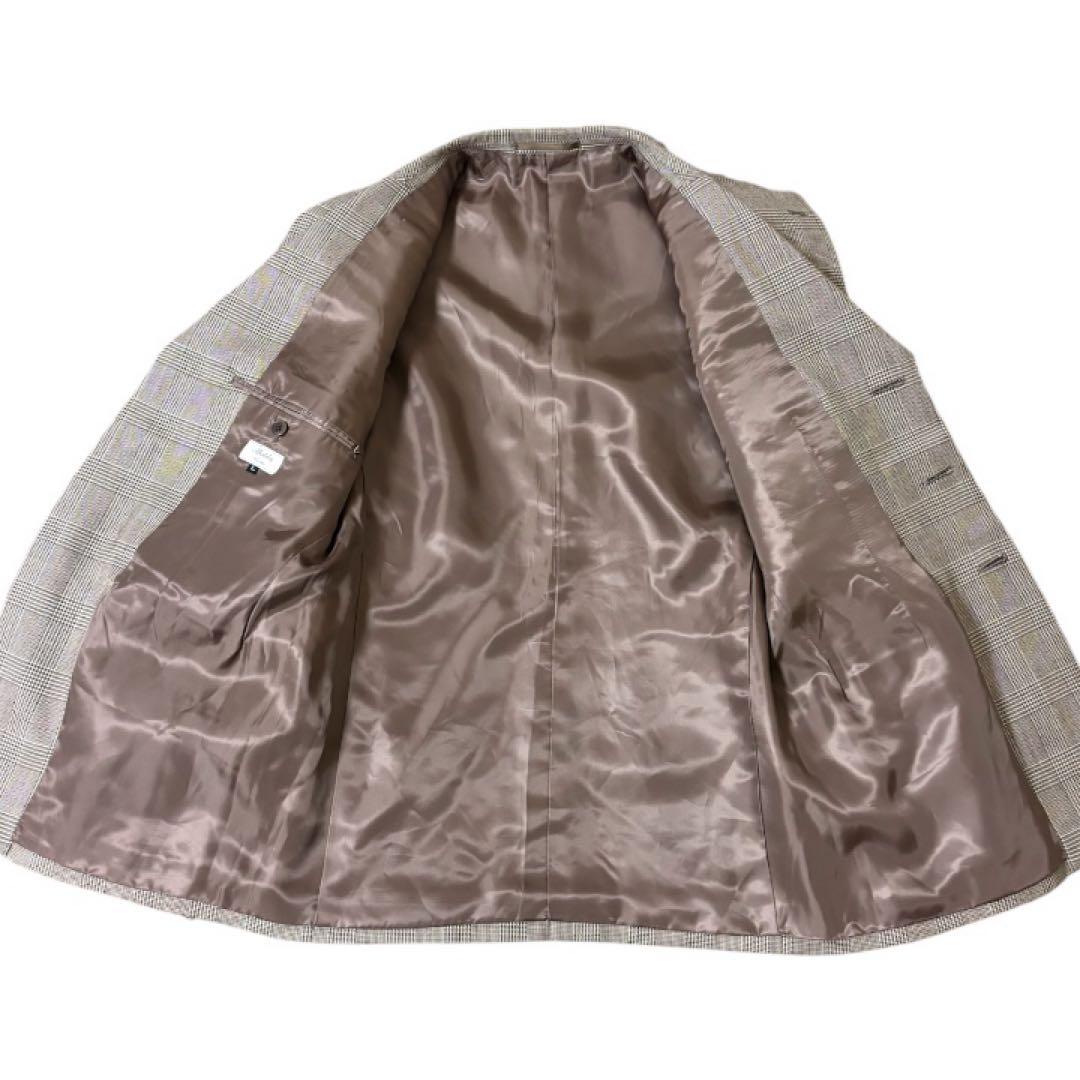 【極美品】オアグローリーMobbs★グレンチェック★3ピース★モッズスーツ L