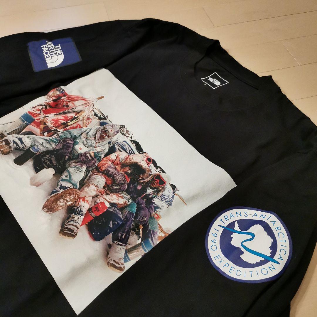【Lサイズ・着用3回】ノースフェイス　トランスアンタークティカ　ロングTシャツ