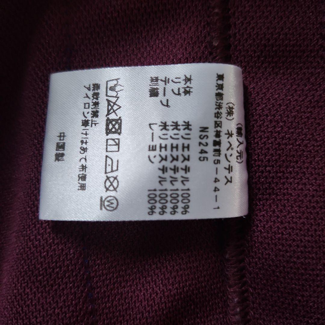 Needles Track Crew Shirt ワインレッド/パーブル