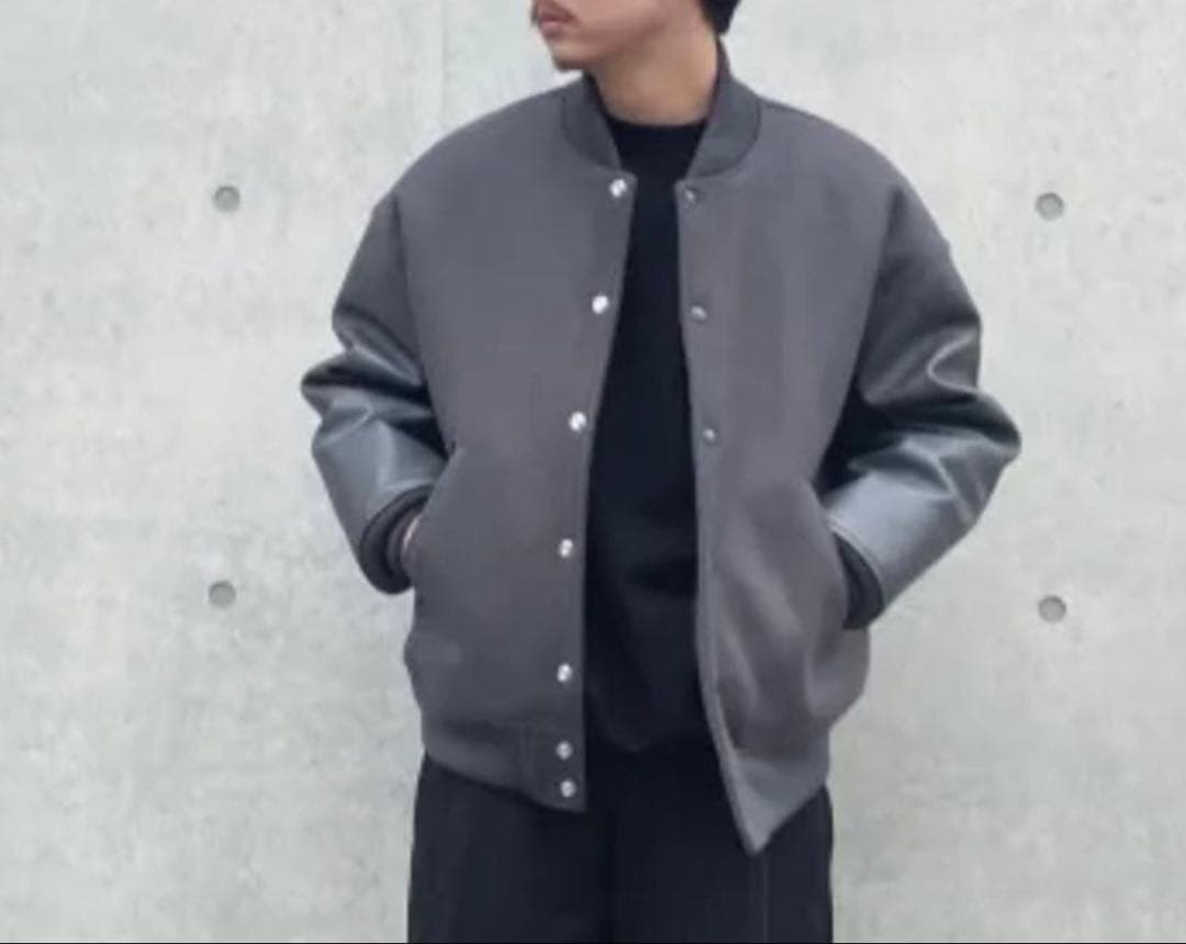 k*u様 COOTIE PRODUCTIONS スタジャン レザー切替 M