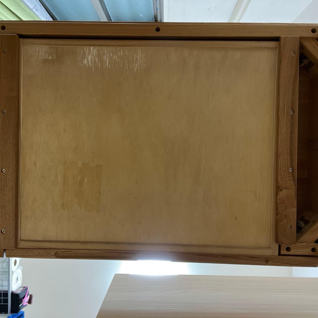 [組み立て必要ありません] 無印良品 木製デスク 引き出し付き