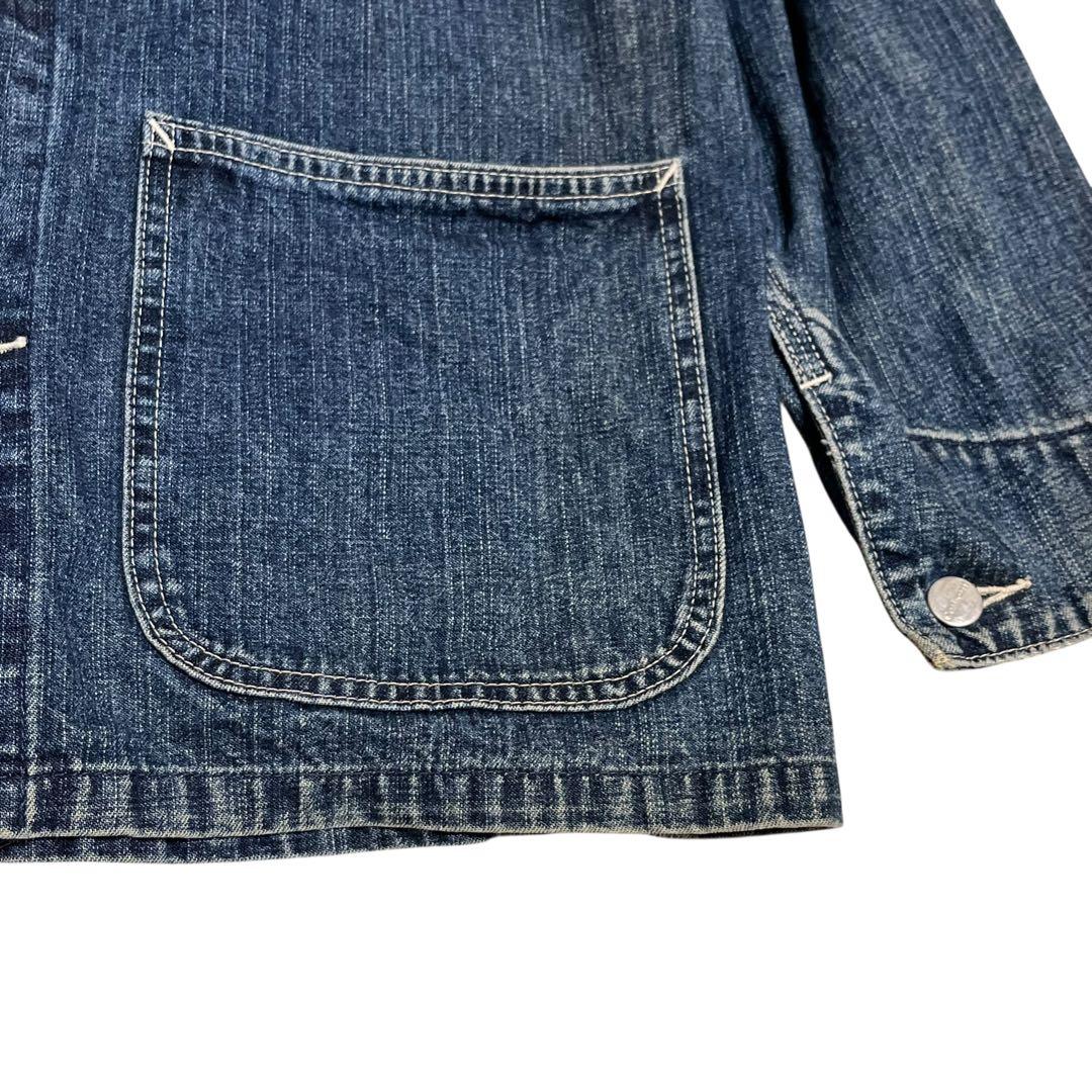 Carhartt カバーオール デニム M インディゴ 濃紺 ボタンロゴ