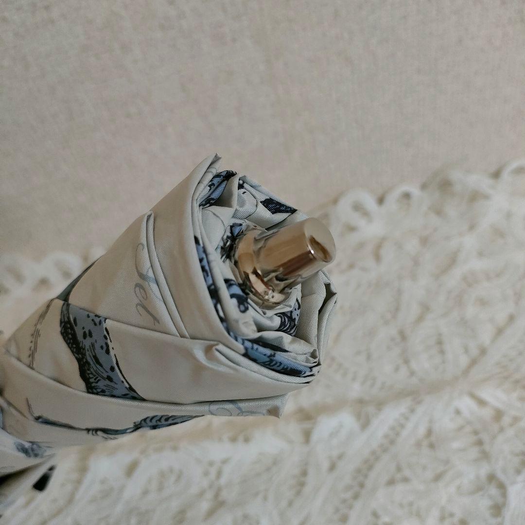 新作 Aquascutum アンティーク犬図鑑 晴雨兼用傘 折りたたみ傘 UV