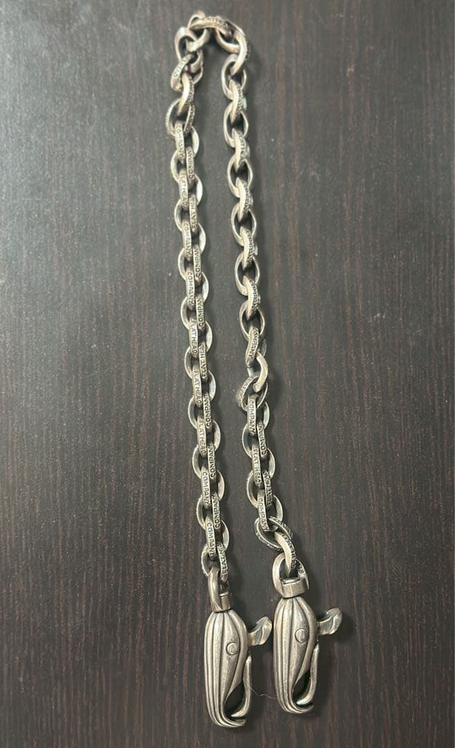 フラットヘッド ウォレットチェーン シルバー
