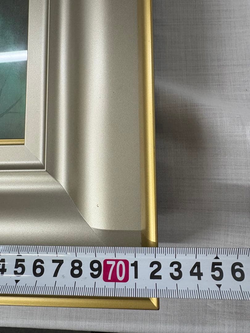 「醍醐の桜」　佐藤隆良　絵画　日本画　風景画　額装　共シール　箱袋有り