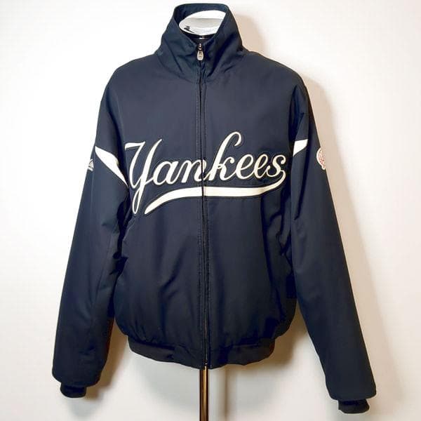 ヤンキース マジェスティック ブルゾン S ベースボールジャケット スタジャン