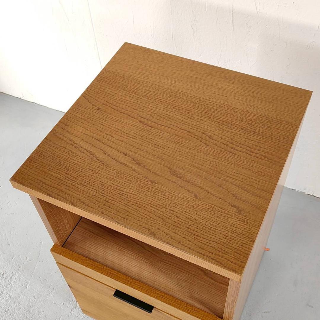 良品　UNICO ADDAY デスクチェスト オープン W450