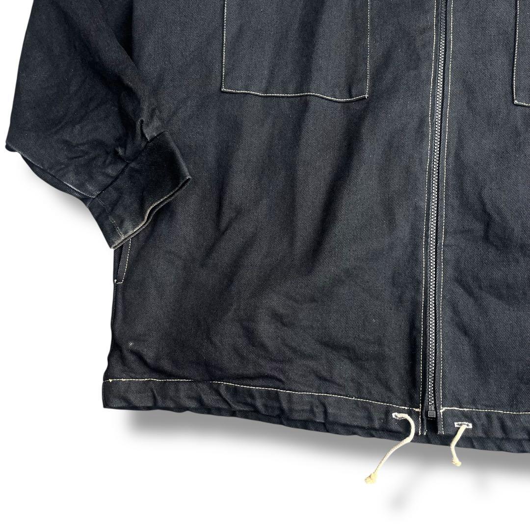 90's USA製 TRIPLE FIVE SOUL デニム カバーオール 黒