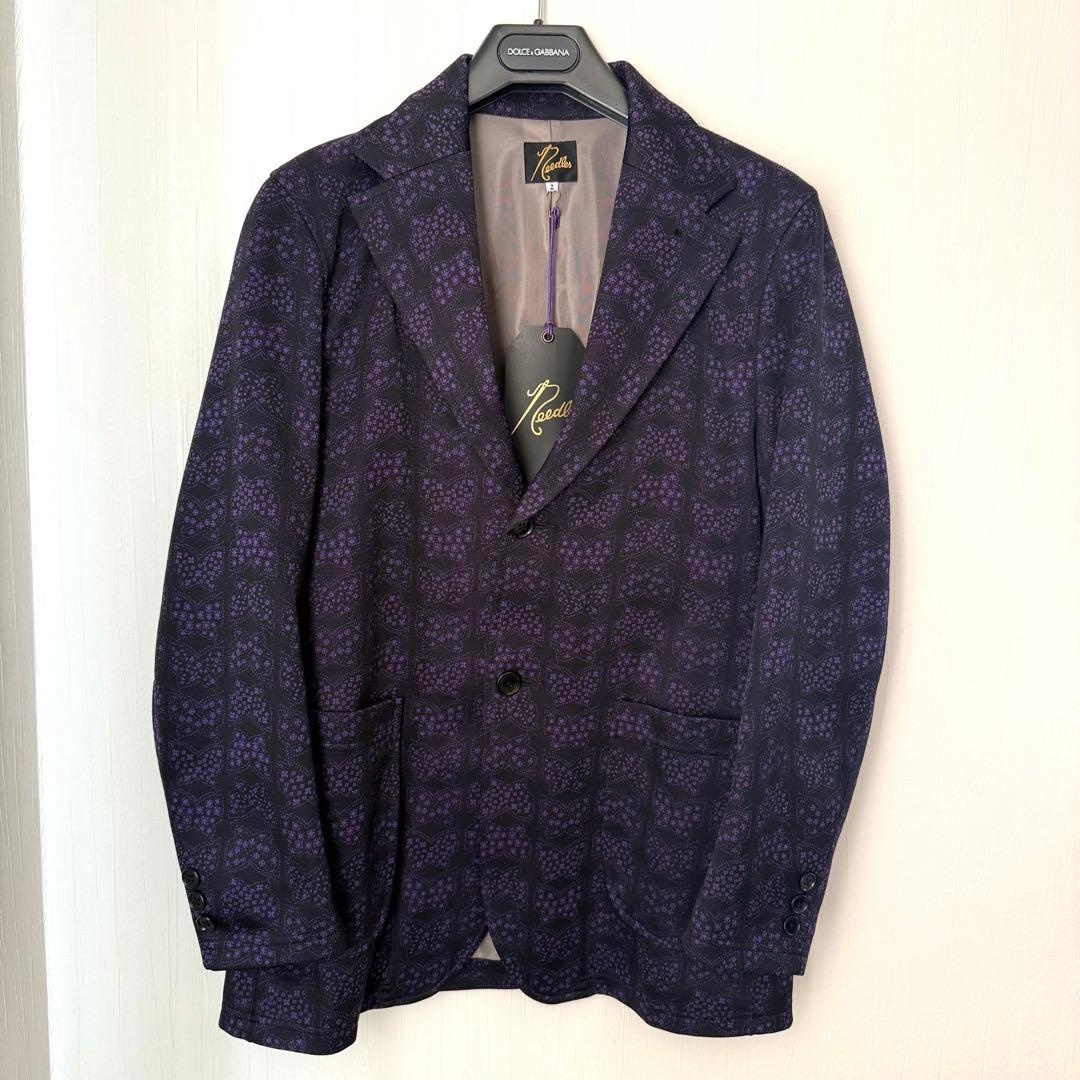 【タグ付き.未使用品】Needles ジャガード シングル ジャケット