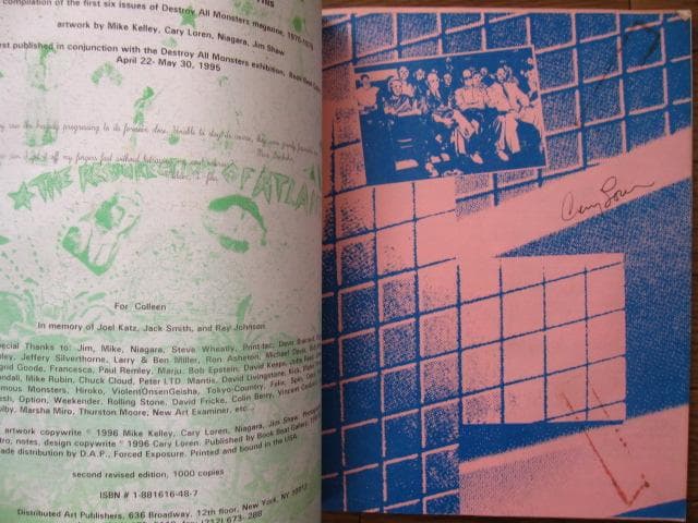 DESTROY ALL MONSTERS GEISHA THIS　直筆サイン